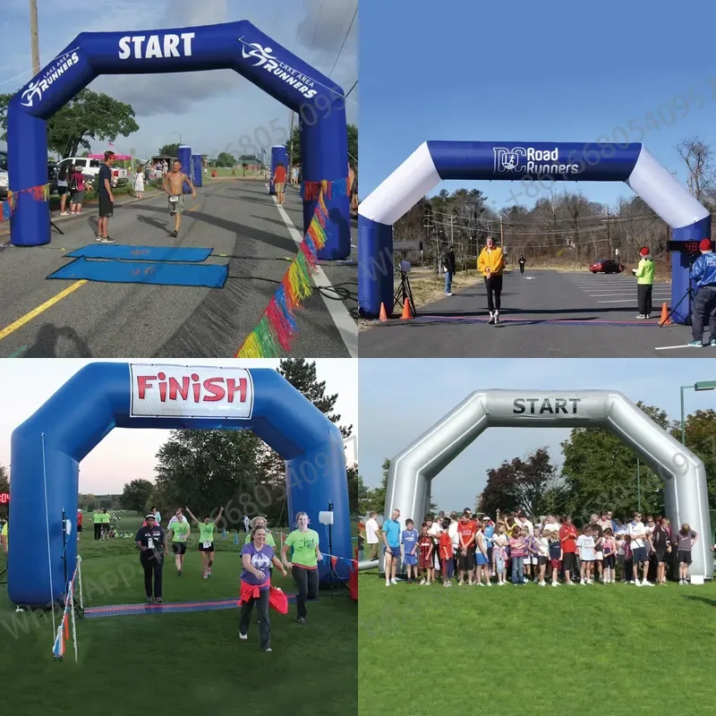 Customized Inflatable Start and Finish Line Arches/inflatable Sport Arch Gate for Sale