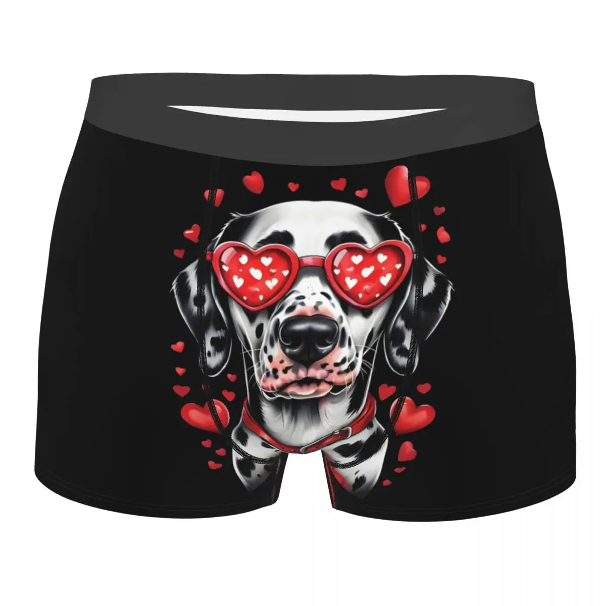 

Custom Funny Dalmatian Dog Underwear Men Breathable Cartoon Kawaii Anime Boxer Briefs Shorts Panties Soft Underpants For Homme