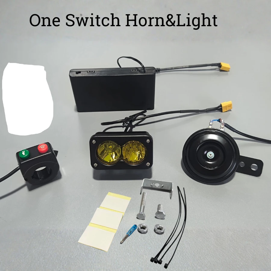 Battery Powered Baja Light Plug N Play Waterproof for 20W Headlight Switch Horn Spot Flood Led Pod Combo Kit Scooter Accessories