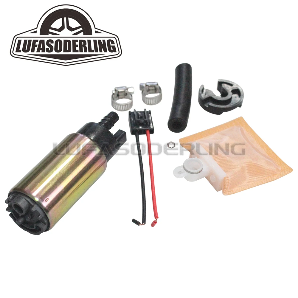 

Universal Petrol Fuel Pump With Installation Kit OEM 0580453432 05804536 0580453453 Brand New
