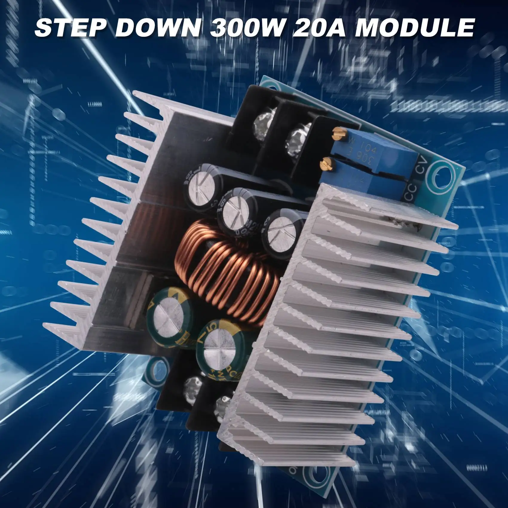 

Step Down 300W 20A Module Buck Converter CC CV DC Power Supply Module 6V-40V To 1.2V-35V Voltage Regulator Reducer 4V 5V