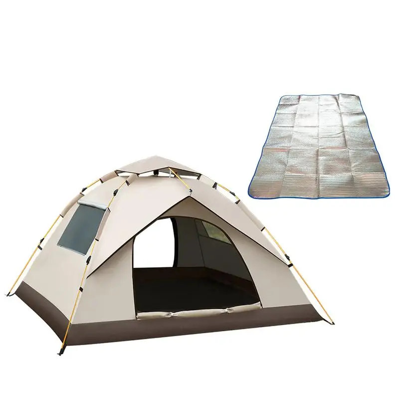 

Outdoor Camping Tent Automatic Tent Quick Opening Sun Protection Tent Automatic Setup Camping Beach Tent For Picnics BBQ Camping