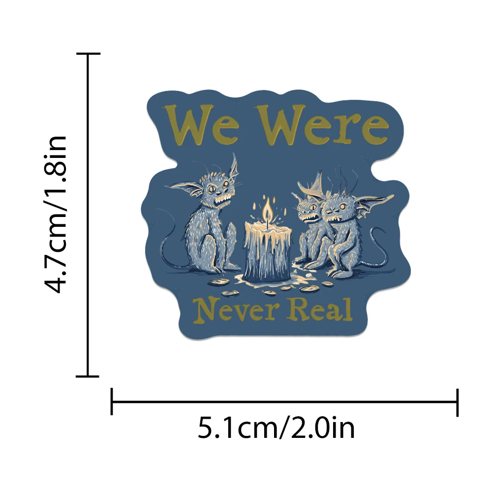 10/30/50 Stück kreative mittelalterliche ätherische Tiere Aufkleber Vintage Graffiti Aufkleber DIY Skateboard Gitarre Telefon lustige Cartoon Aufkleber