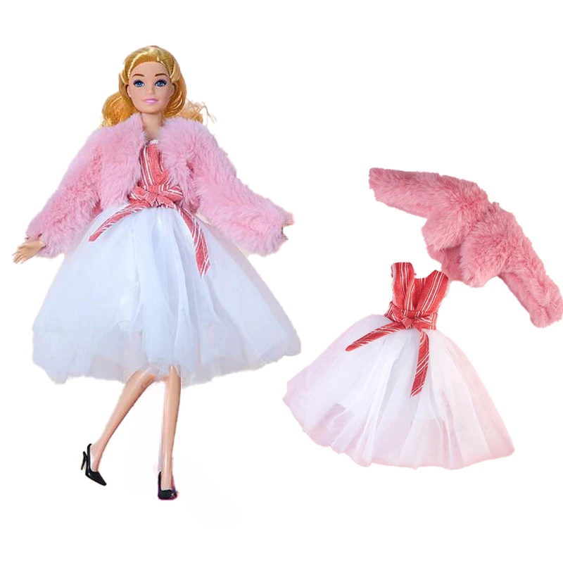 TA10 Toy beautiful dress coat pink purple suits clothes For your 1/6 FR FR2 Xinyi ST Bbie dolls