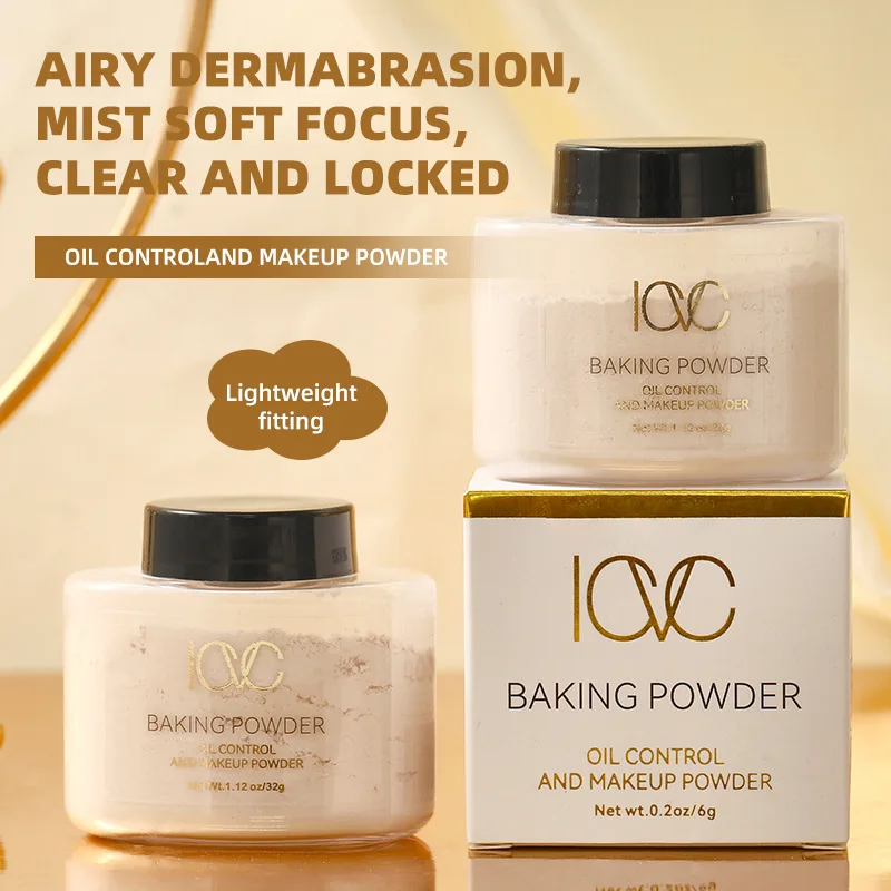

Original Setting Powder Loose Mineral Foundation Powder Foundation Makeup,Hold Makeup Waterproof Oil Control Concealer