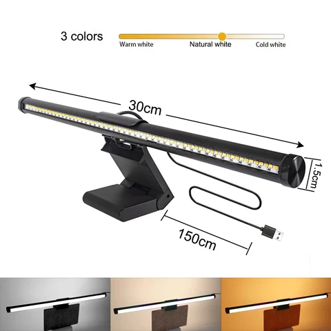 Screen LED Bar Desk Lamp PC Computer Laptop Screen Lamp Hanging Light…