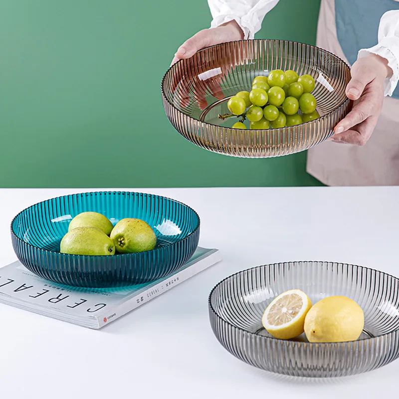 Simple Tri-Color Fruit Tray, Snack Tray, Chinese Daily Dining, Kitchen, Home