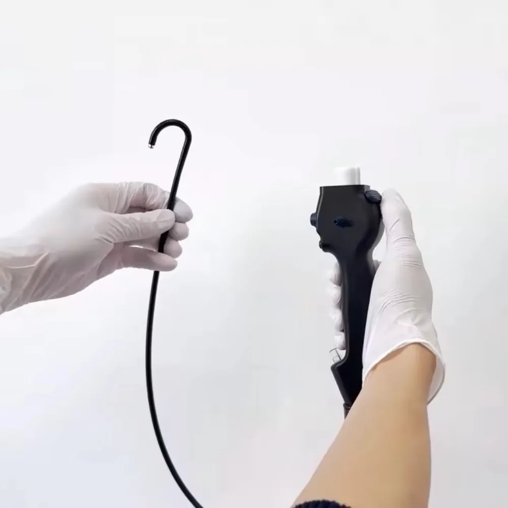 Cost-effective USB veterinary laryngoscope endoscope, 5.8mm flexible with forceps, suitable for human and animal
