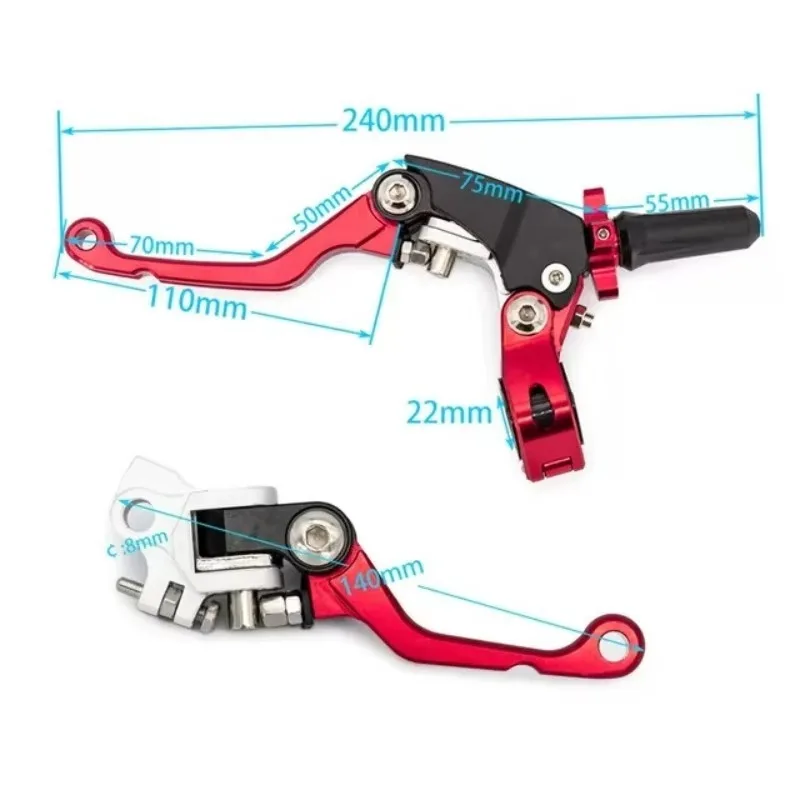 

Popu For T4 T6 Motorcycle CNC 22mm Brake Clutch Lever Honda CRF 250X 450X 250R 450R 150F 230F SX SXF EXC EXCF XC XCF