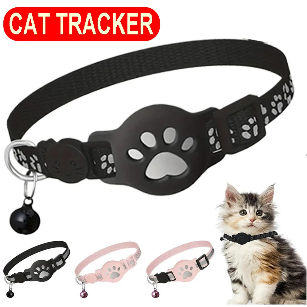 

Anti-Lost Cat Collar Reflective Pet Location Device Cat GPS Collar Tracker Collar Kitten Finder Waterproof Tracking Accessories