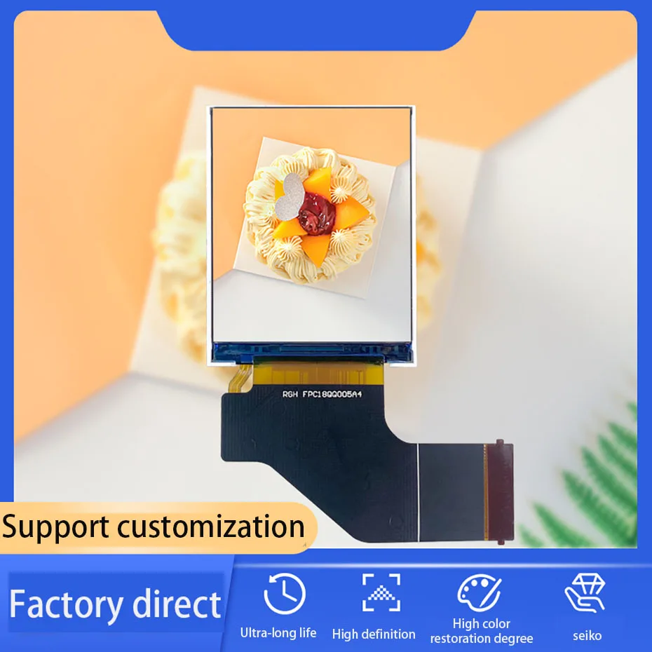 

1.8 inch lcd LCD screen 128*160lcd display LCD panel 320 Brightness ST7735S Outdoor camera LCD screen TFT module