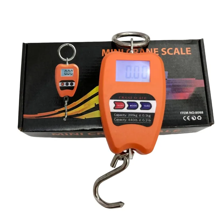 Weighing 200kg Crane Scale Portable LCD Digital Electronic Digital Crane Scale 300kg
