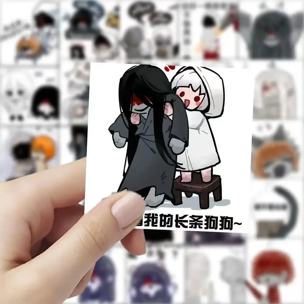 58Pcs Homicipher Anime MrCrawling mrscarletel Stickers Anime Game Cartoon Decals Sticker Kids Toys for DIY Suitcase Phone Guitar