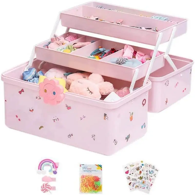 

Pink hair accessories storage Baby Head Rope Hairpin Clip Holder Lightweight Dressing Jewelry Organizer for Dormitories Bedrooms