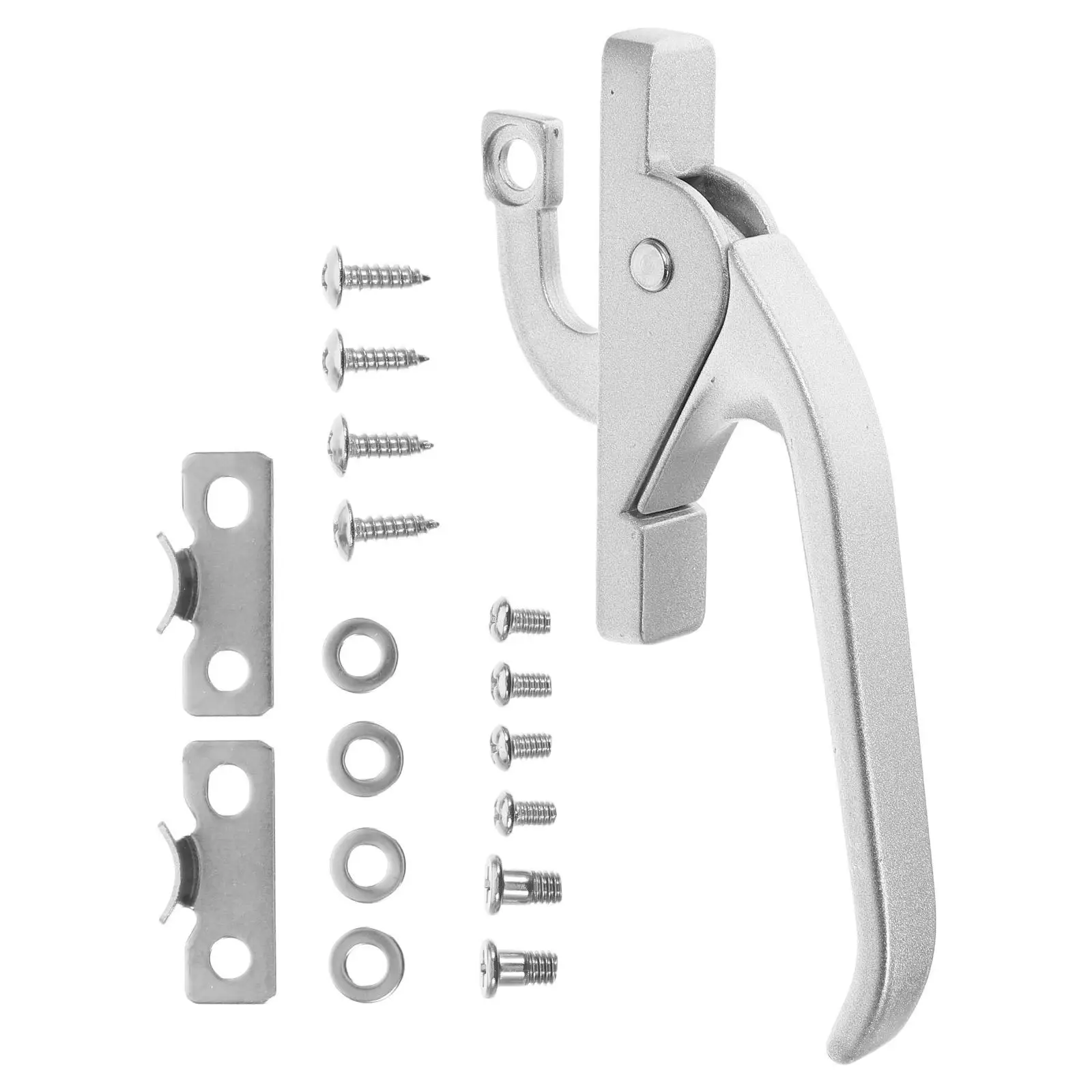 

Window Handle Restrictor Casement Hardware Rivets Locking Silver outside Latch Restrainer Locks