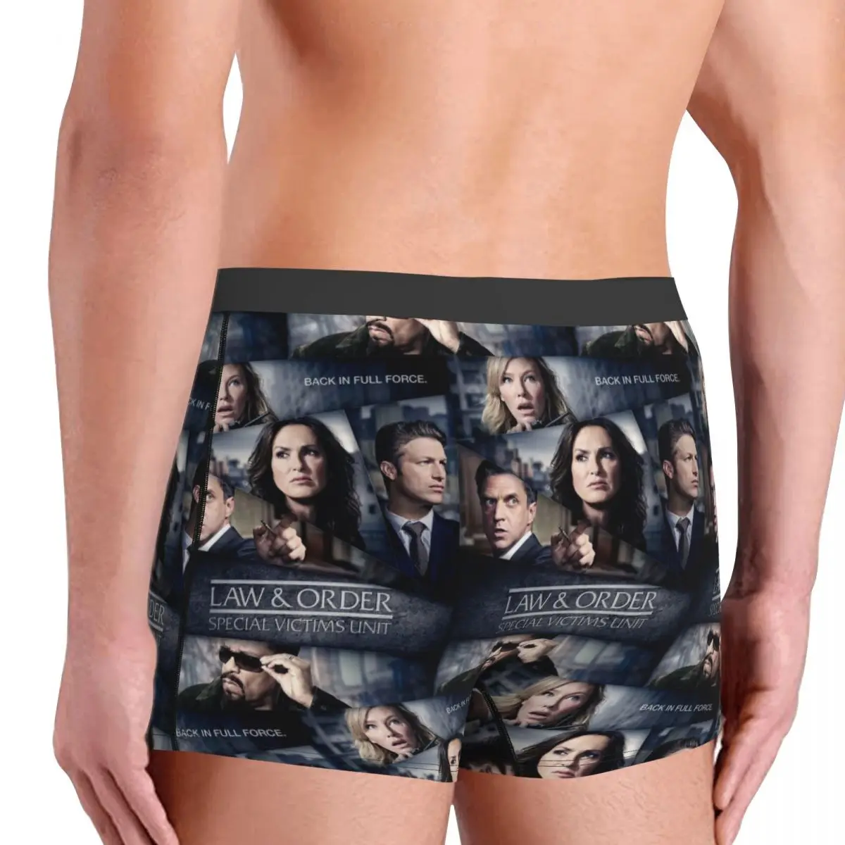 الملاكم السروال السراويل SVU الظهر في كامل القوة سراويل الرجال ملابس داخلية جيدة التهوية ل أوم رجل صديقها هدية