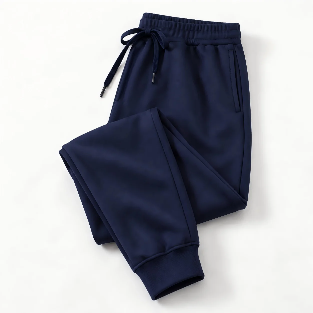 2026 Men's Thin Fleece Sweatpants Autumn Winter Casual Jogger Pants Drawstring Running Workout Gym Comfortable Sports Trousers