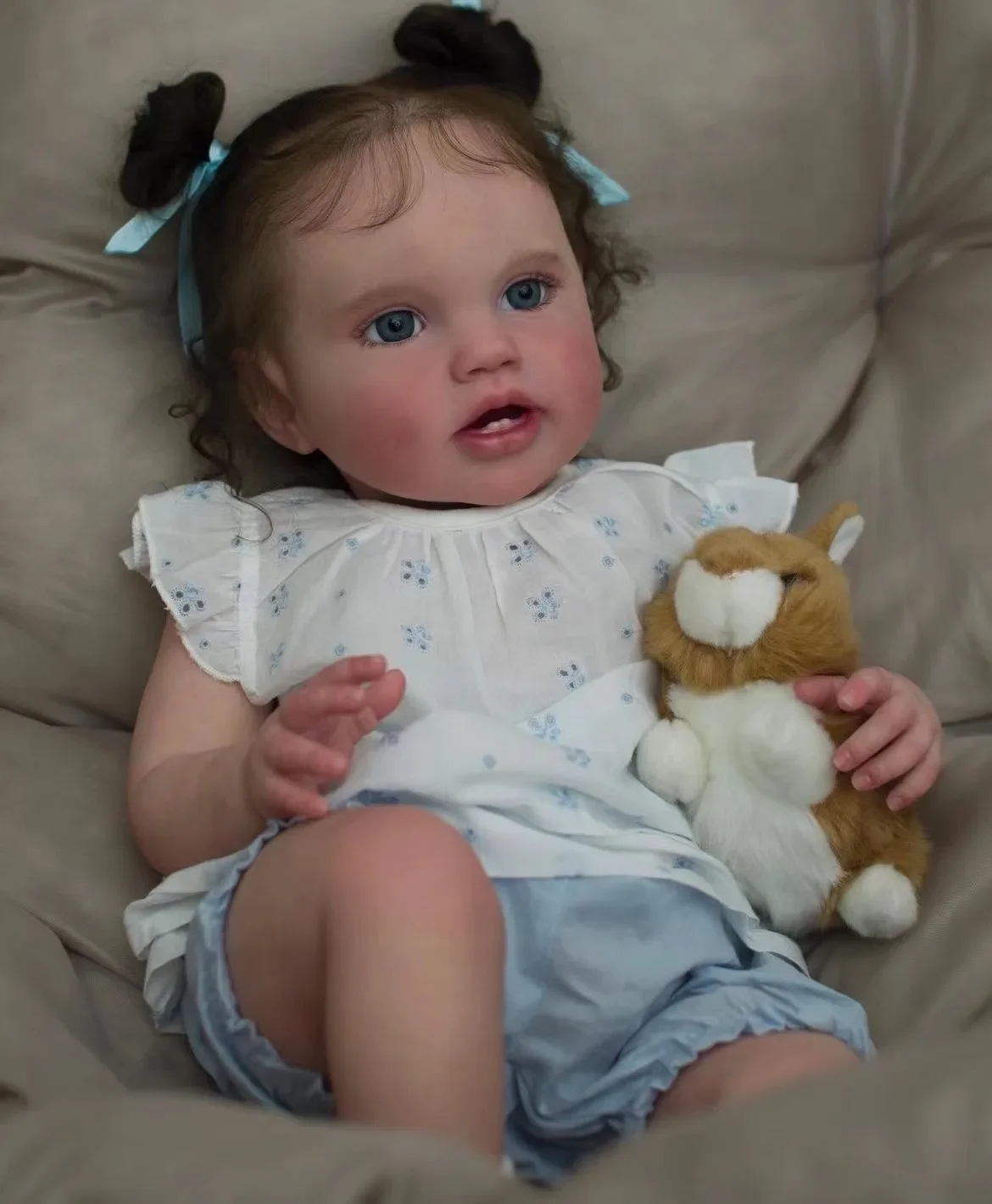 DLS Customized Limited Supply 24inch Reborn Baby Doll Lottie With Same Hair As in the pics Already Finished Doll Christmas Gift