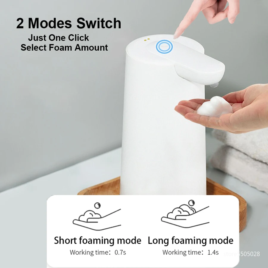 موزع الصابون الكهربائي الأوتوماتيكي ، مستشعر الأشعة تحت الحمراء ، غسالة اليدين ، الشامبو ، صابون الأطباق ، صانع الرغوة ، المطبخ ، شحن USB