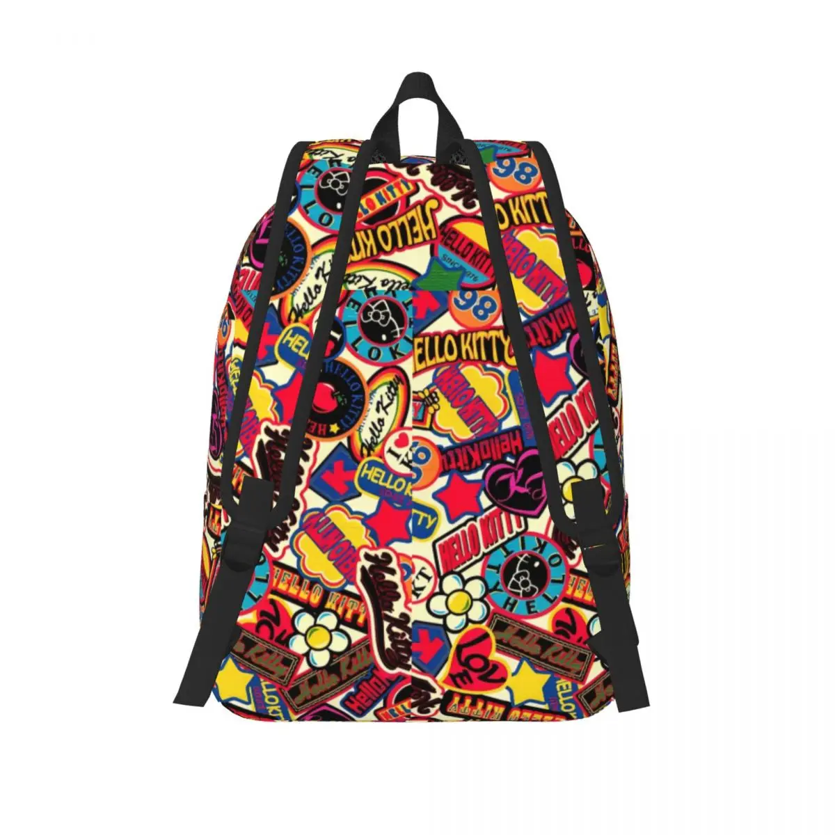 حقيبة ظهر هالو كيتي من التسعينيات للأولاد والبنات والأطفال والطلاب حقيبة كتب مدرسية لطيفة على شكل رسوم كرتونية حقيبة نهارية لمرحلة ما قبل المدرسة متينة