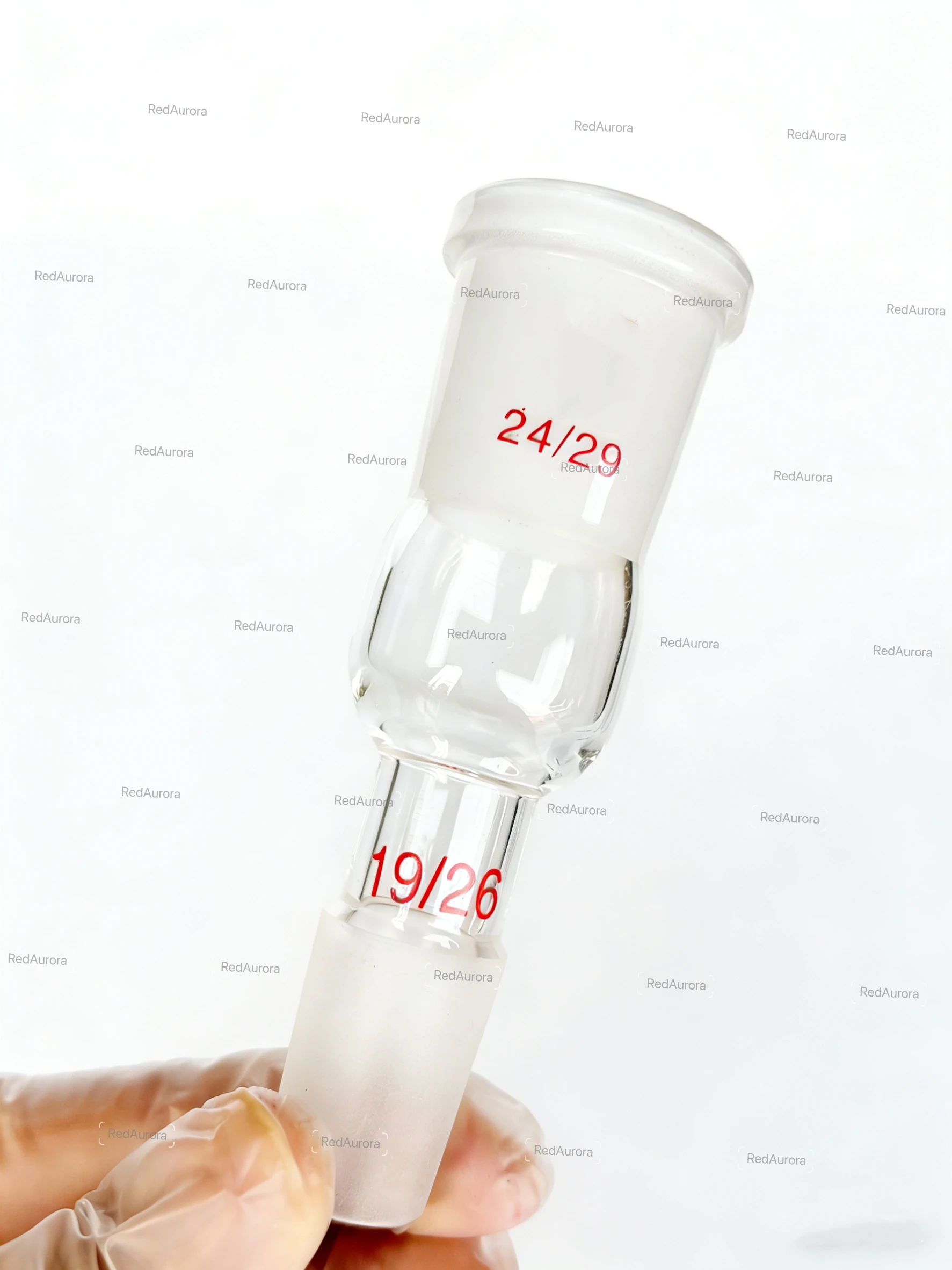 24/29 Female 14/23 Female to  Male Glass Joint Glass Reducing Transfer Adapter Glassware Laborotary
