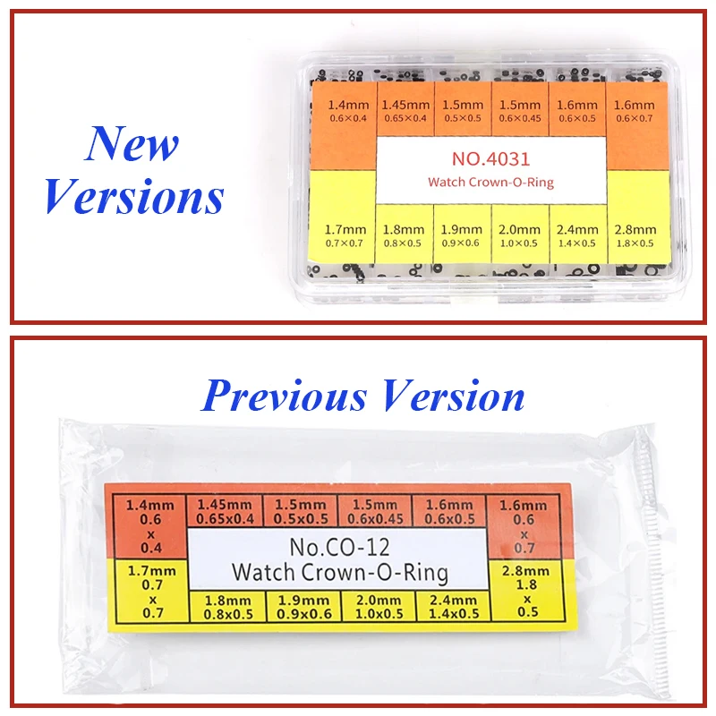New Mini Rubber Washer O-Ring Watch Crown Waterproof Watches Seals Watch Gasket O-Ring Gaskets Part Watch Repair Tools Accessory