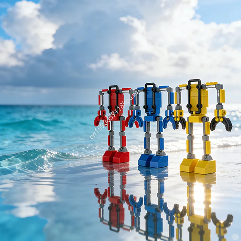 

Набор для сборки космических мехов MOC, 168 деталей, конструктор, развивающая игрушка, подарок на Рождество, креативный образовательный конструктор для детей, DIY-идея