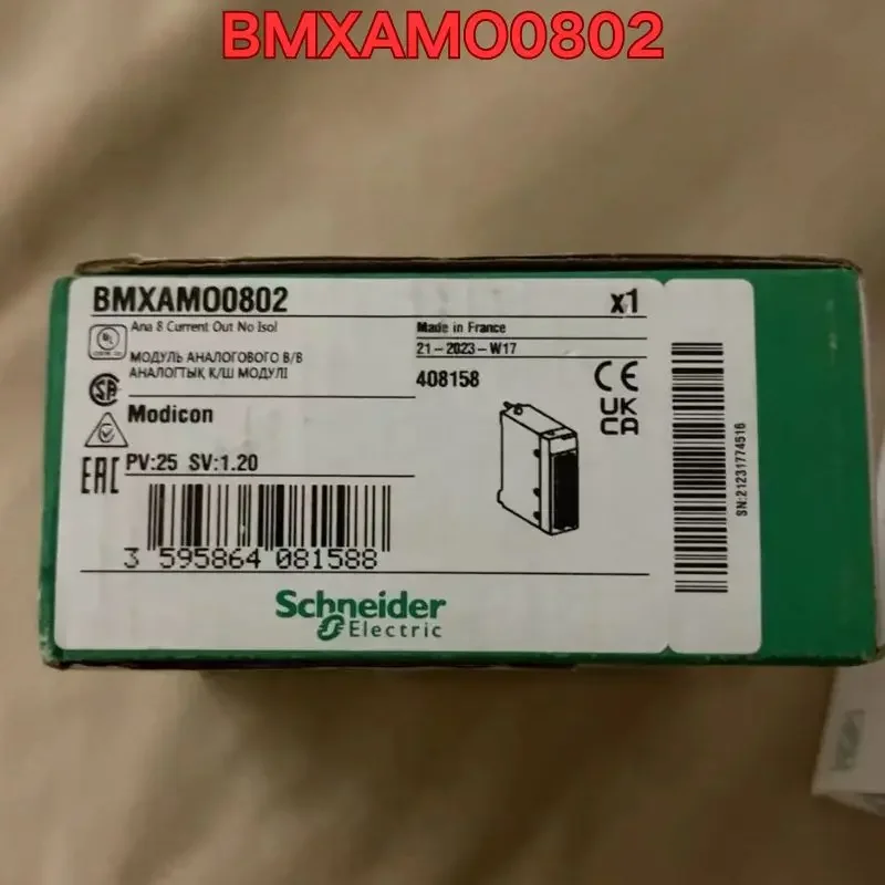 

New unused PLC module BMXAMO0802