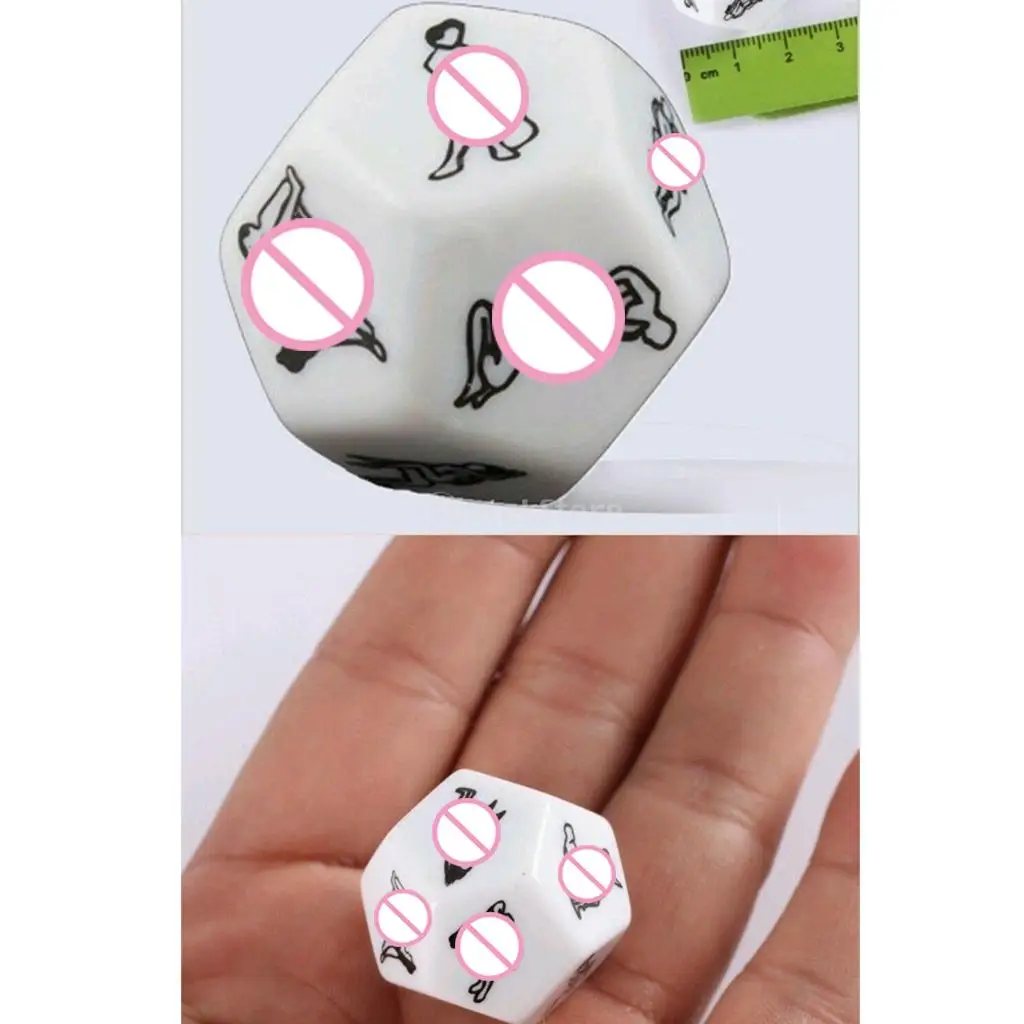 12 Sided Dice Erotic Adult Love & Sex Foreplay Game Bachelor Party Toy