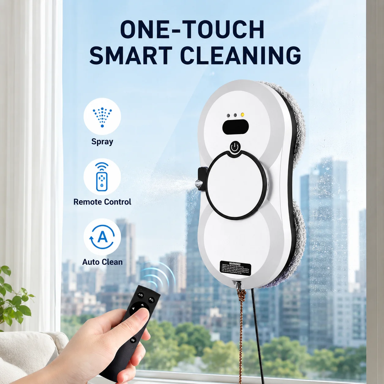 Intelligent Window Cleaning Robot Vacuum Cleaner Robot Window Cleaner Electric Glass Limpiacristales Remote Control for Home