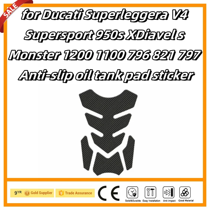 Tank pad protector tankpad for Ducati Superleggera V4 Supersport 950s XDiavel s Monster 1200 1100 796 821 797 motorcycle Sticke