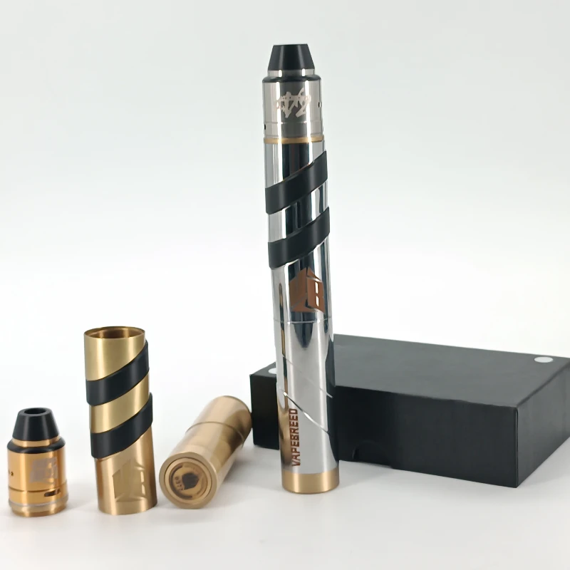 Vapeador mecánico con batería Dual 18650, cigarrillo electrónico con rosca 510, Carnage RDA