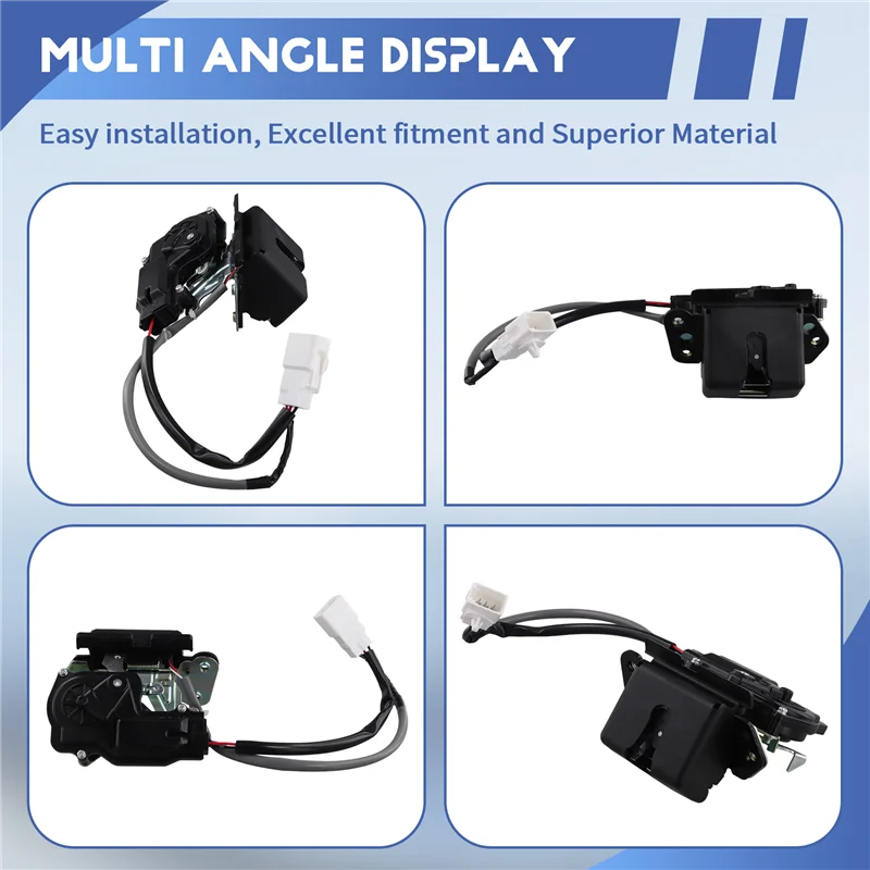 

A58X-Car Rear Trunk Lid Latch Tailgate Lock Tailgate Actuator 69110-08020 For Toyota Sienna 2004-2010