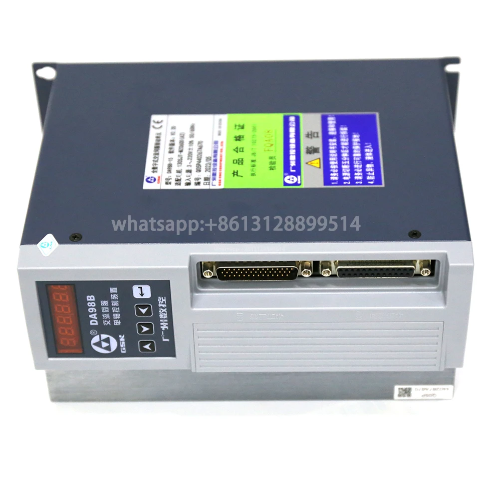 GSK-Servo Motor Drive, Controlador CNC Driver, DA98B-15-25-23, DA98B-20, 13, 10 Sistema de Controle Numérico