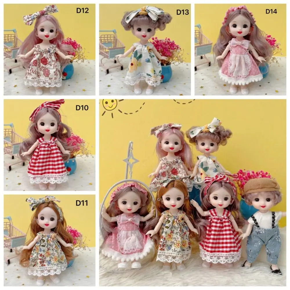 Met Kleding 17 Cm Bjd Pop Aankleden Verwijderbare Gewrichten Verwijderbare Gewrichten Pop 17 Cm Kunststoffen Imitatie Prinses Pop Kinderen speelgoed