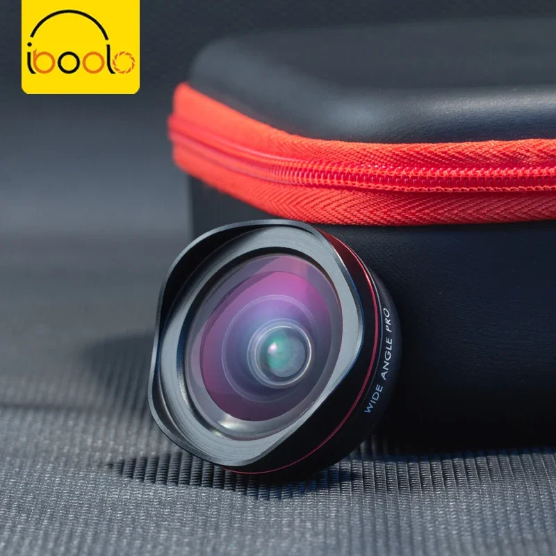 IBOOLO Hottest Optical Camera Lens 4 in 1 Fisheye Wide Angle Macro Telephoto Lens for Mobile Phone