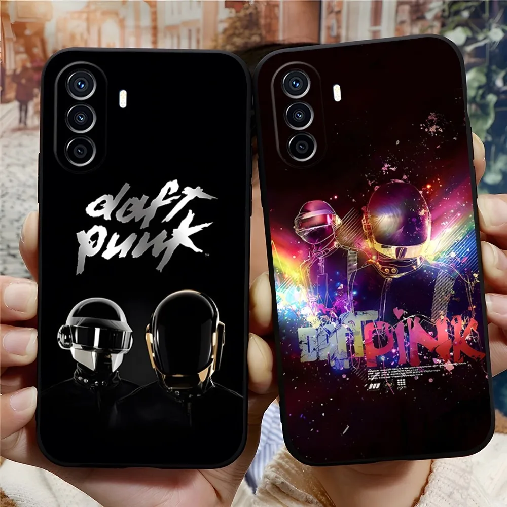 Rock music Daft Punk Helmet Phone Case for S23 Samsung S24 Ultra S22 S20 Fe S21 Plus Galaxy A54 A34 A24 A53 M54 Note 20 Back Cov