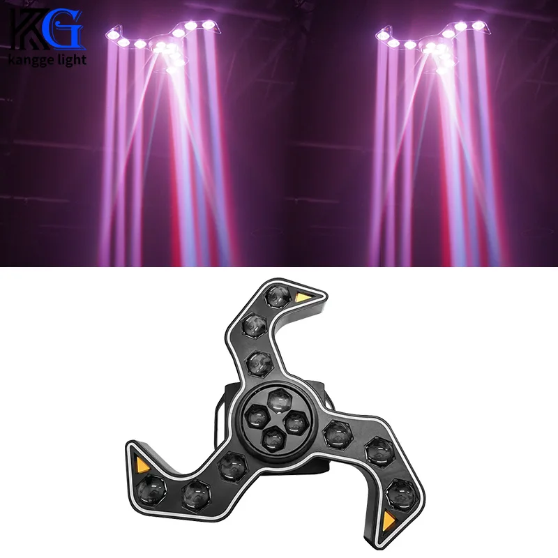 Hot Sell RGBW Disco Moving Head Light Led 4in1 120W Rotating Strobe Lamp DJ Disco Party DMX512 Beam Light for Holiday Stage