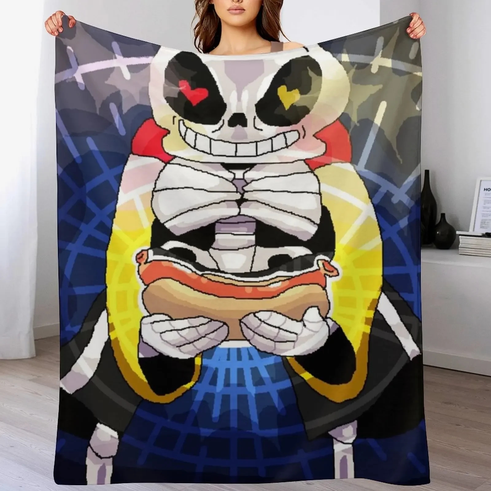 

Hot Dog Sans Offers You His 'Dog Throw Blanket Cute for winter heavy to sleep Plush Blankets