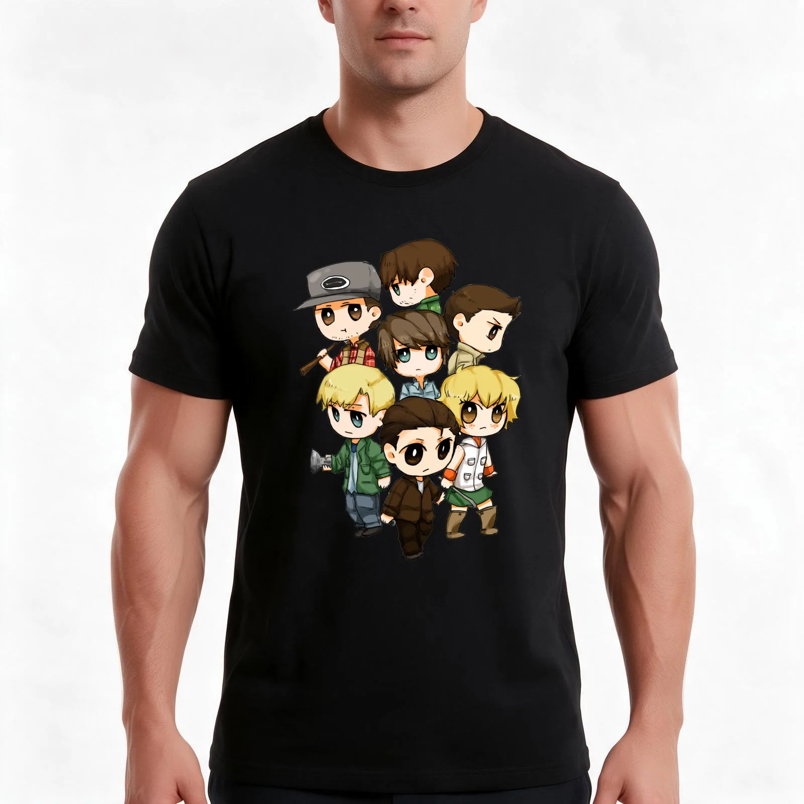 Protagonists of Silent Hill T-Shirt Summer Casual Cotton Tee Oversized Streetwear Tops Vintage Graphic Print 100% Cotton