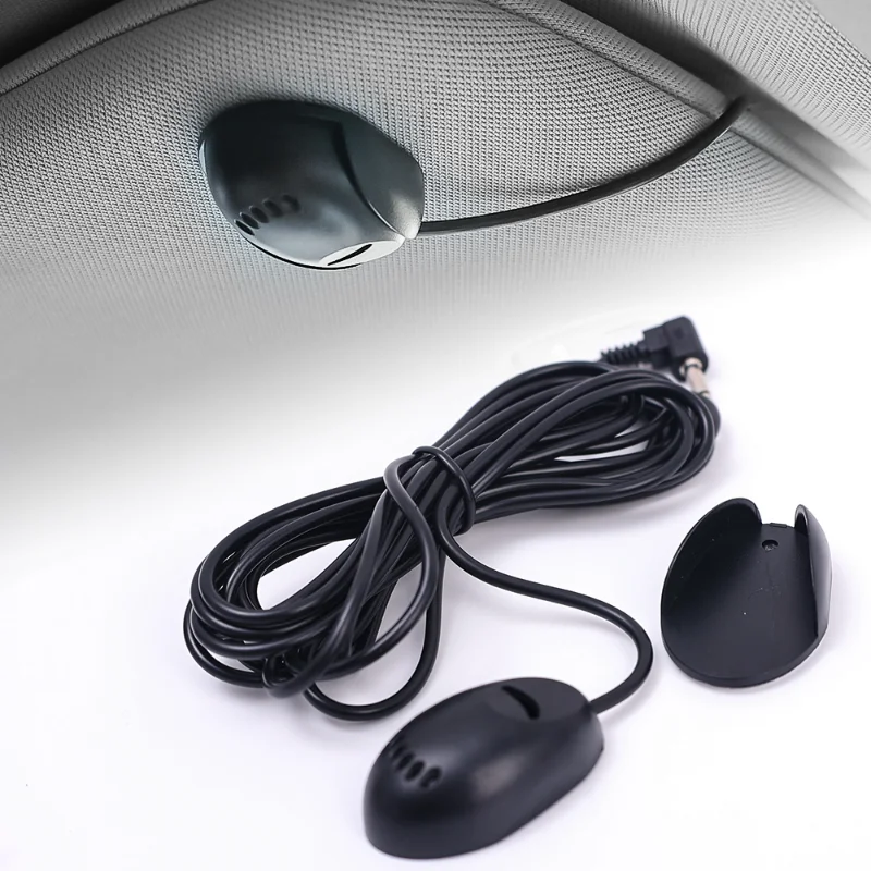 Angkoole Mikrofon 3,5 mm Externe Montage für Auto Fahrzeug Haupteinheit Bluetooth Audio Stereo Radio GPS DVD
