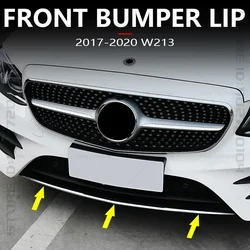 for 2017-2020 W213 Mercedes Benz E300 E350 E400 E450 E43 AMG Bumper Lip Spoiler Splitters Diffuser Trim 2138857000 2138857800