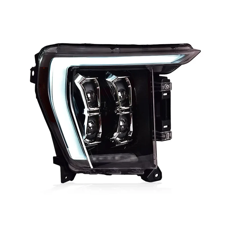 Car Styling FOR Ford Raptor F150 F-150 2021-2023 Front Projector Lens DRL Head Lamp LED Bulbs Car Stuff Turning Accessory