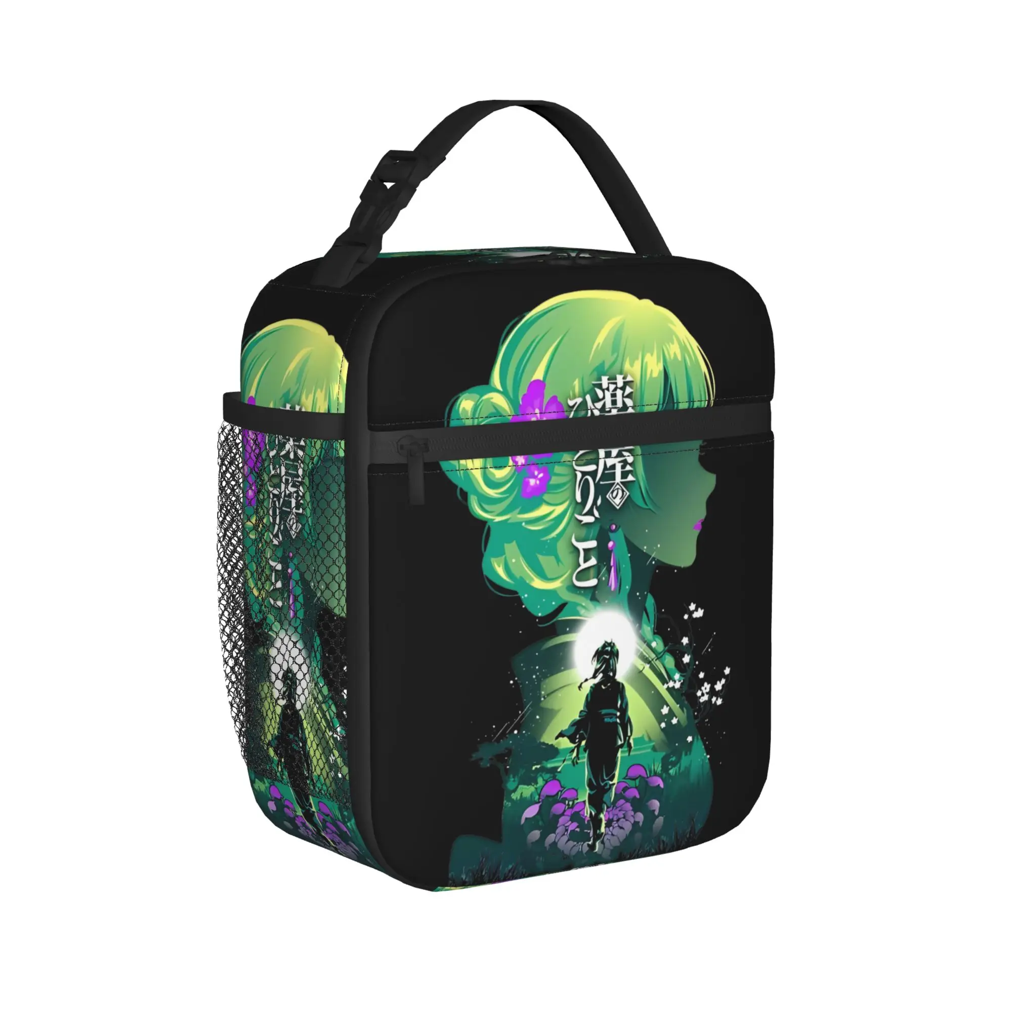 Maomao Anime Insulated Lunch Bag High Capacity The Apothecary Diaries Reusable Thermal Bag Tote Lunch Box Work  Picnic Men Women