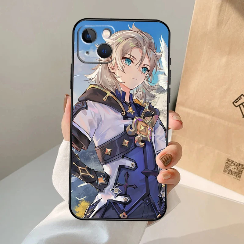 Custodia Albedo Genshin Impact per iPhone 17 Pro Max 17Pro Cover antiurto per iPhone 17 Air Funda