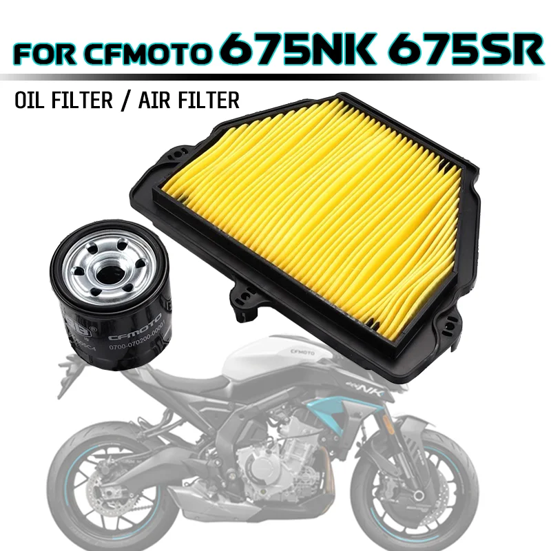 

FOR CFMOTO 675SR 675NK CF650-10-11 Original Motorcycle Air Filter Element Oil Filter Machine Air Filter Accessories
