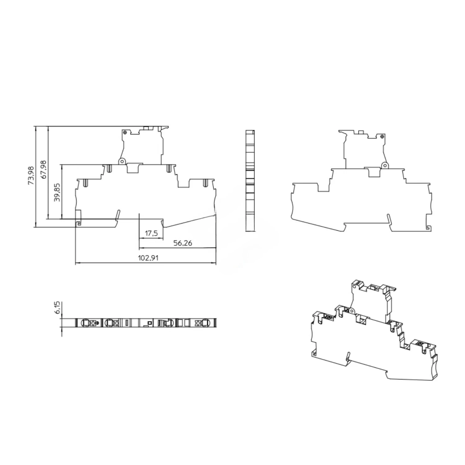 3211890  PTTB 4-HESILED60 (5X20) Fuse Terminal Block Order