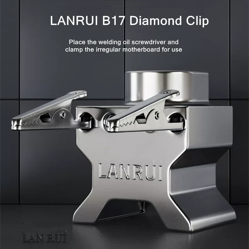 LANRUI B17 PCB Repair Fixture Adjustable Motherboard Clamp Holder Soldering Stand for Phone Laptop Circuit Board Maintenance