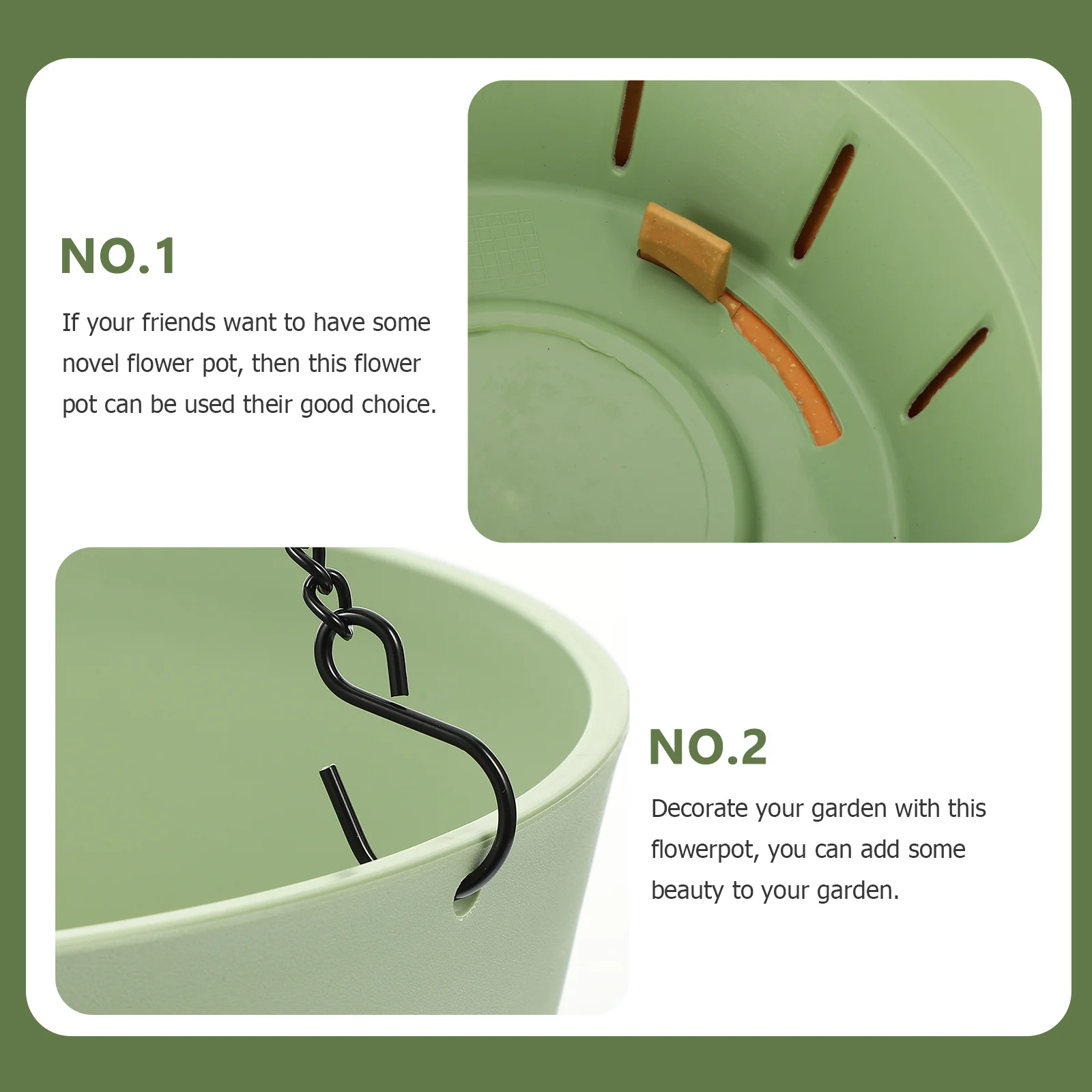 

Flower Pot Plastic Garden Planter For Chlorophytum Flowerpot Outdoor Balcony Plants Succulents Holder Plant Container