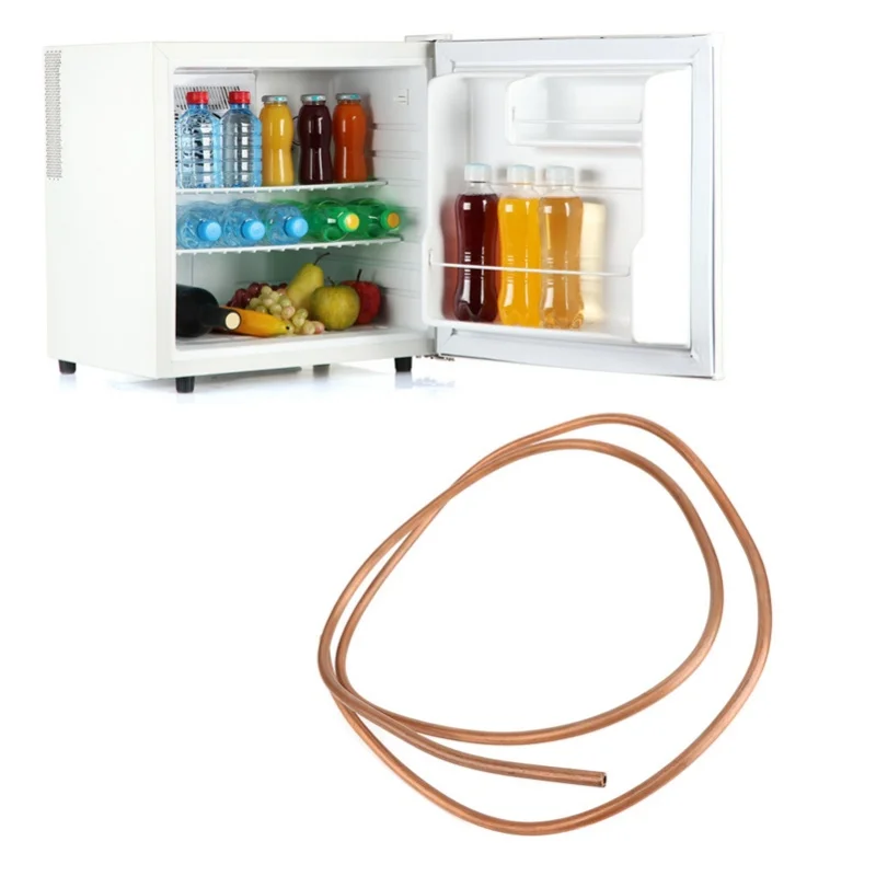 

2m C1100 T2 Copper Tube Soft Coil Pipe For Air Conditioner Refrigerator OD 8mm / ID 6mm